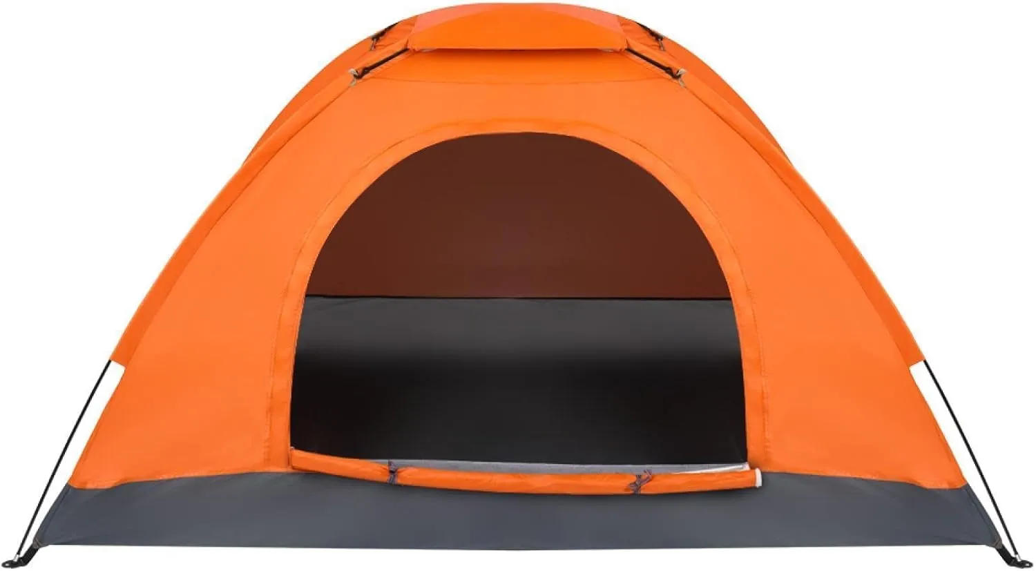 1 Person Waterproof Camping Dome Tent Outdoor Hiking Orange