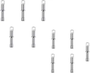 10 Pieces Aluminum Tent Pole End Plugs Replacement for 8.5mm & 7.9mm Tent Poles