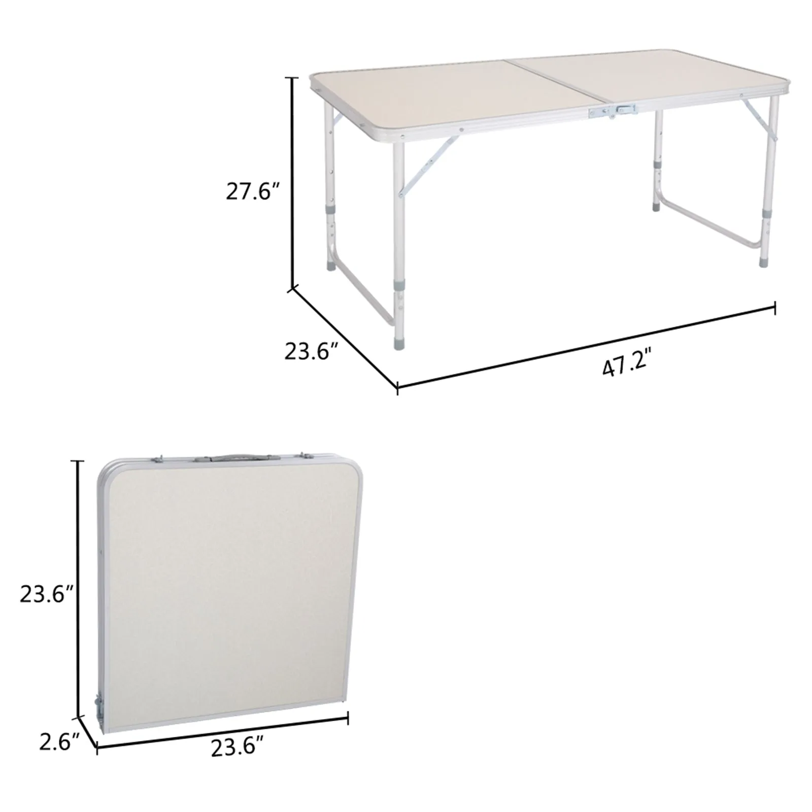 120 x 60 x 70 4Ft Portable Multipurpose Folding Table