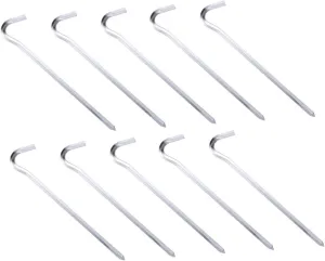 12pcs Tent Pegs Stakes for Outdoor Camping Durable Thicken Design Lightweight and Portable Tent Accessories for Secure Grounding