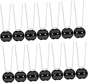 15 Sets U Shaped Garden Pegs Durable Stakes for Tent Canopy and Outdoor Tablecloth Fastening Lightweight and Easy to Insert Ground Anchors