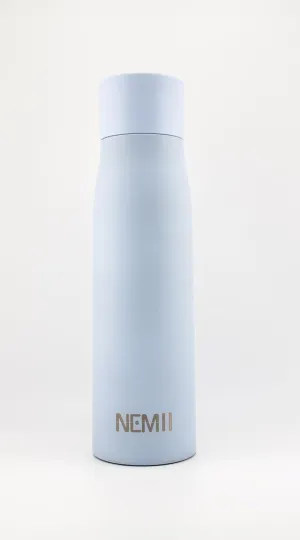 16 oz Stainless Steel UV Light Self Cleaning Water Bottle, On-the-Go Clean Hydration, Color: Sky Blue