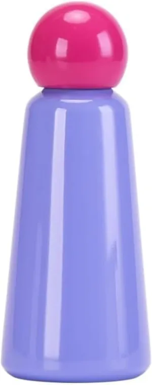 17 oz About 500 ML Stainless Steel Water Bottle - Vacuum Insulated Water Bottle -Hot&cold Drink Metal Water Flask,BPA Free (Rose Red Purple)