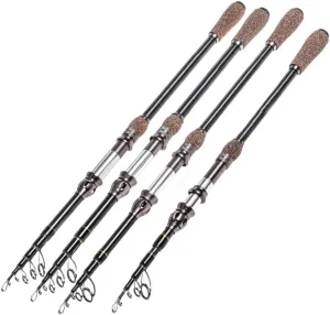 1.8M Telescopic Fishing Pole Portable Sea Fishing Rod Compact Design for Freshwater Saltwater Fishing for Ocean Lake and River Adventures Stylish Fishing Gear