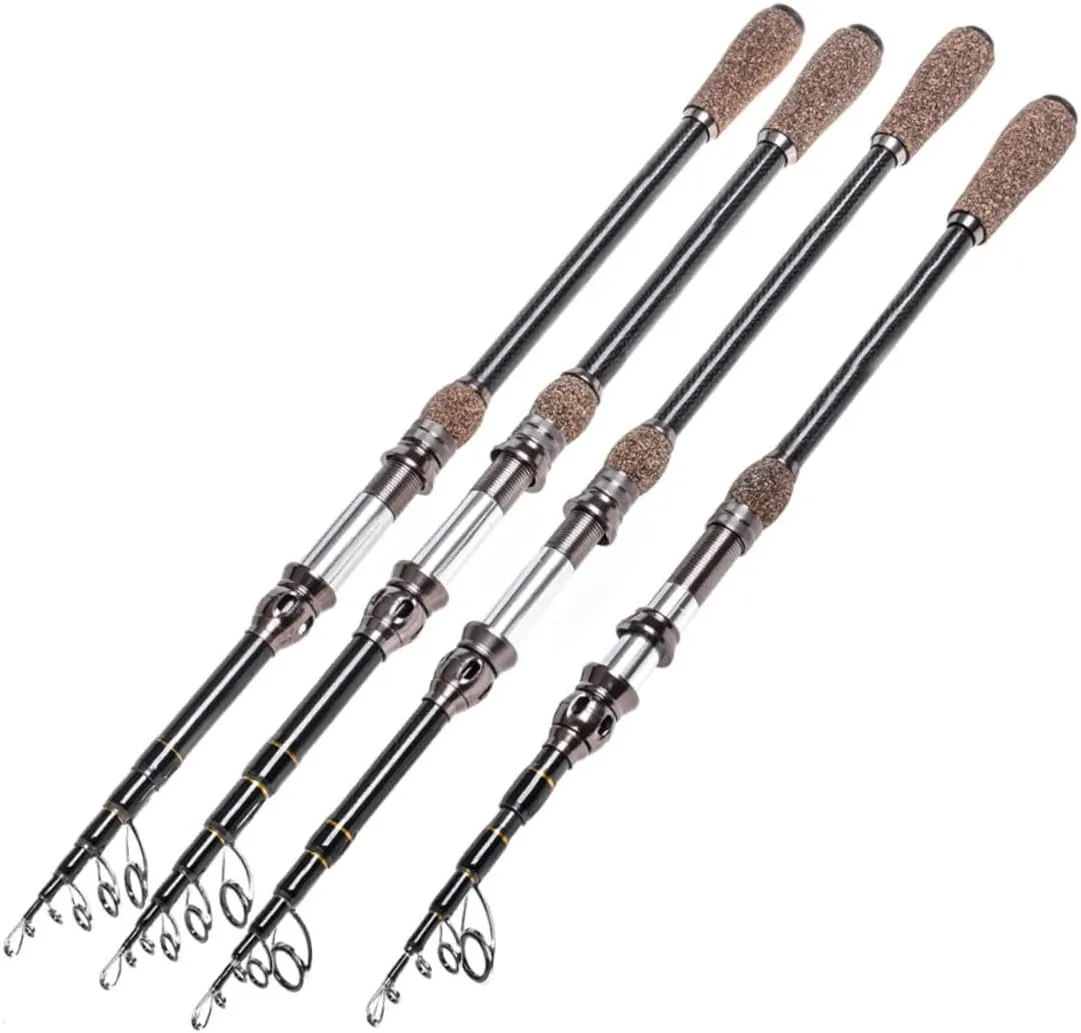 1.8M Telescopic Fishing Pole Portable Sea Fishing Rod Compact Design for Freshwater Saltwater Fishing for Ocean Lake and River Adventures Stylish Fishing Gear