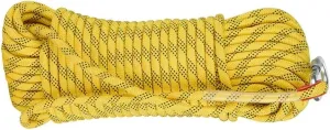 18mm Outdoor Safety Rope,10~200m Accessory Cord Equipment, Climbing Harness, for Hiking, Mountaineering, Outdoor Sports, Camping, Caving (Color : Yellow, Size : 18mm x 20m)