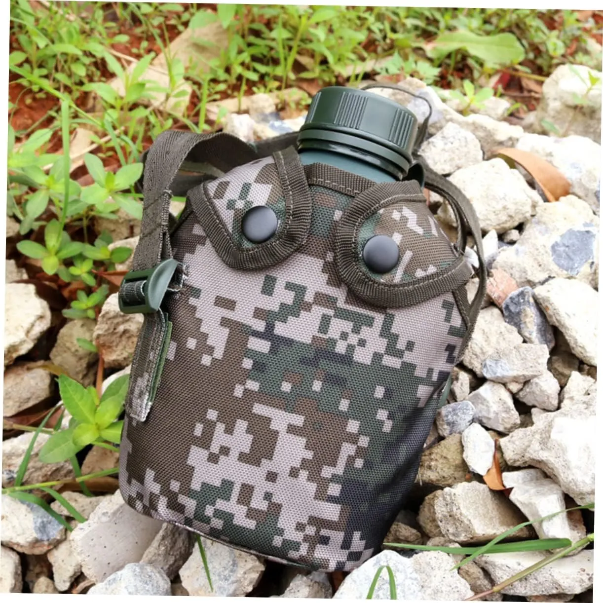 1l Canteen Aluminum Canteen Outdoor Water Bottle Camping Hiking Survival Kettle