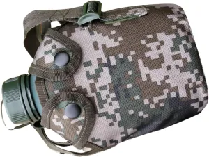 1l Canteen Aluminum Canteen Outdoor Water Bottle Camping Hiking Survival Kettle