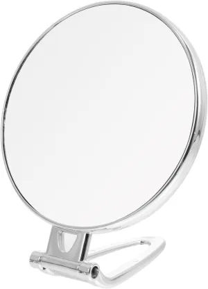 1pc Vanity Mirror Tabletop Clear Mirror Rotating Cosmetic Mirror Countertop Mirrors Rotatable Makeup Mirror Dresser Mirror Table Vanity Student Alloy Handheld Standing Mirror