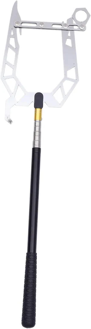 1set Telescopic Boat Hook Multi-Purpose Dock Hook and Threader for Tying Ropes for Mooring Swing Hanging and Hammock Setup Easily Reachable Threaded Attachment