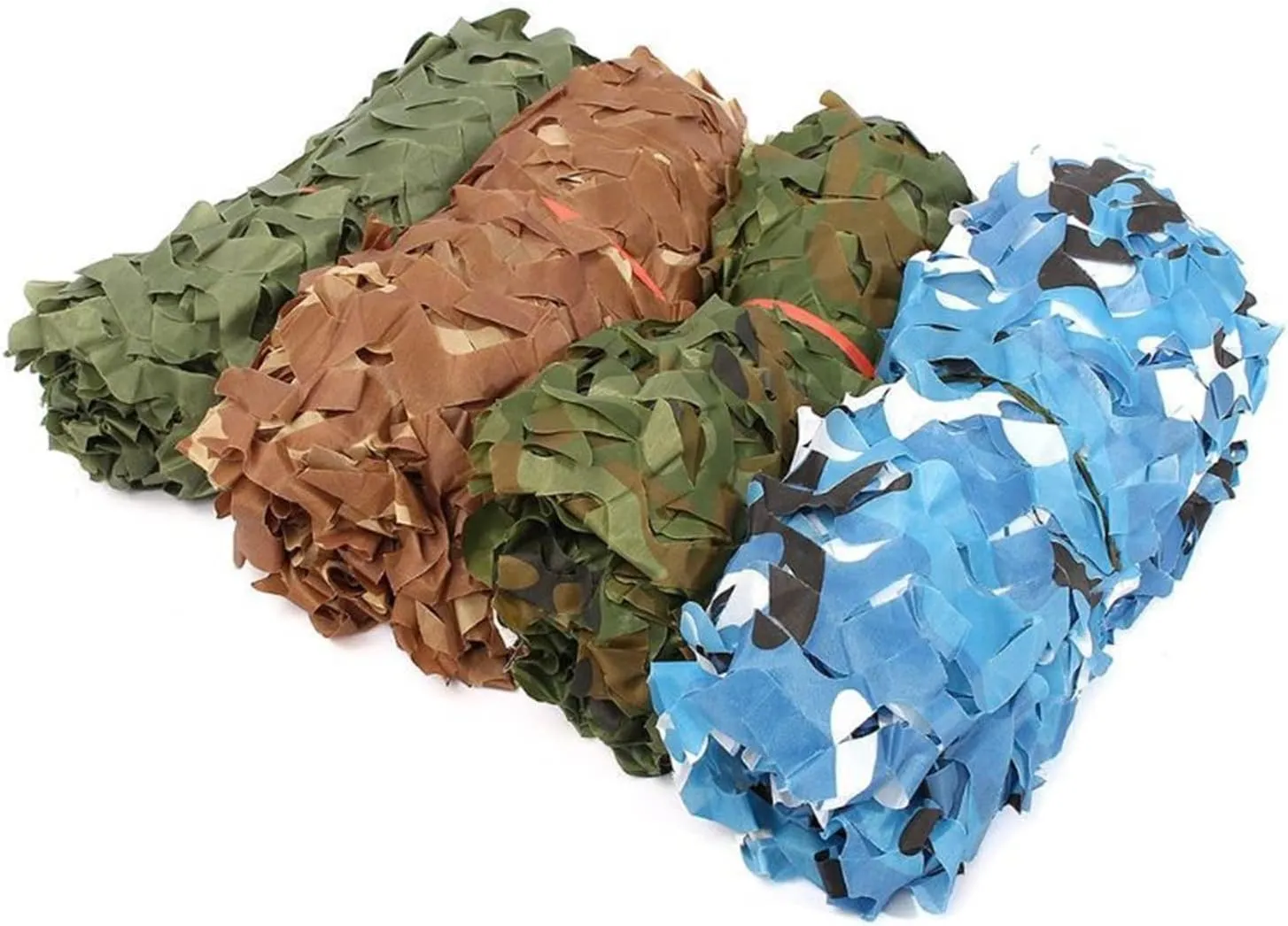 2 * 3/3 * 3/3 * 4/3 * 5/4 * 4/4 * 5/4 * 6（Meter） Camouflage Net Camo Netting Shade Mesh Hunting Garden Car Outdoor Camping Sun Shelter Tent (Color : White, Size : 3x3 Meter)