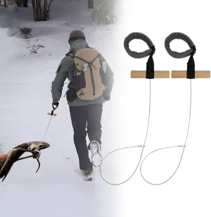 2 Pack Deer Drag and Harness with Thickened Handle, Load-Bearing Hunting Deer Drag Rope, Deer Hunting Accessories，Portable/Multipurpose Hunting Drag Strap for Hunters
