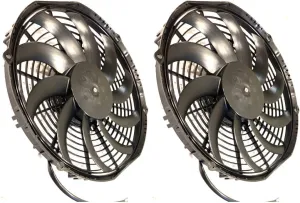 2 Pack!! Save 
 - SPAL 30101522 12" Fan Puller Curved Blades 12 Volt High-Performance 1226 cfm VA10-AP50/C-61A