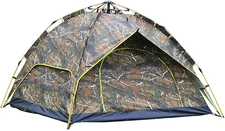 2 Person Rainproof Camping Tents, Pop-Up Dome Camping Tent, Foldable and Breathable Tents, Anti-Mosquito and Protection, Suitable for Outdoor Camping and Hiking (B) (C) (C)