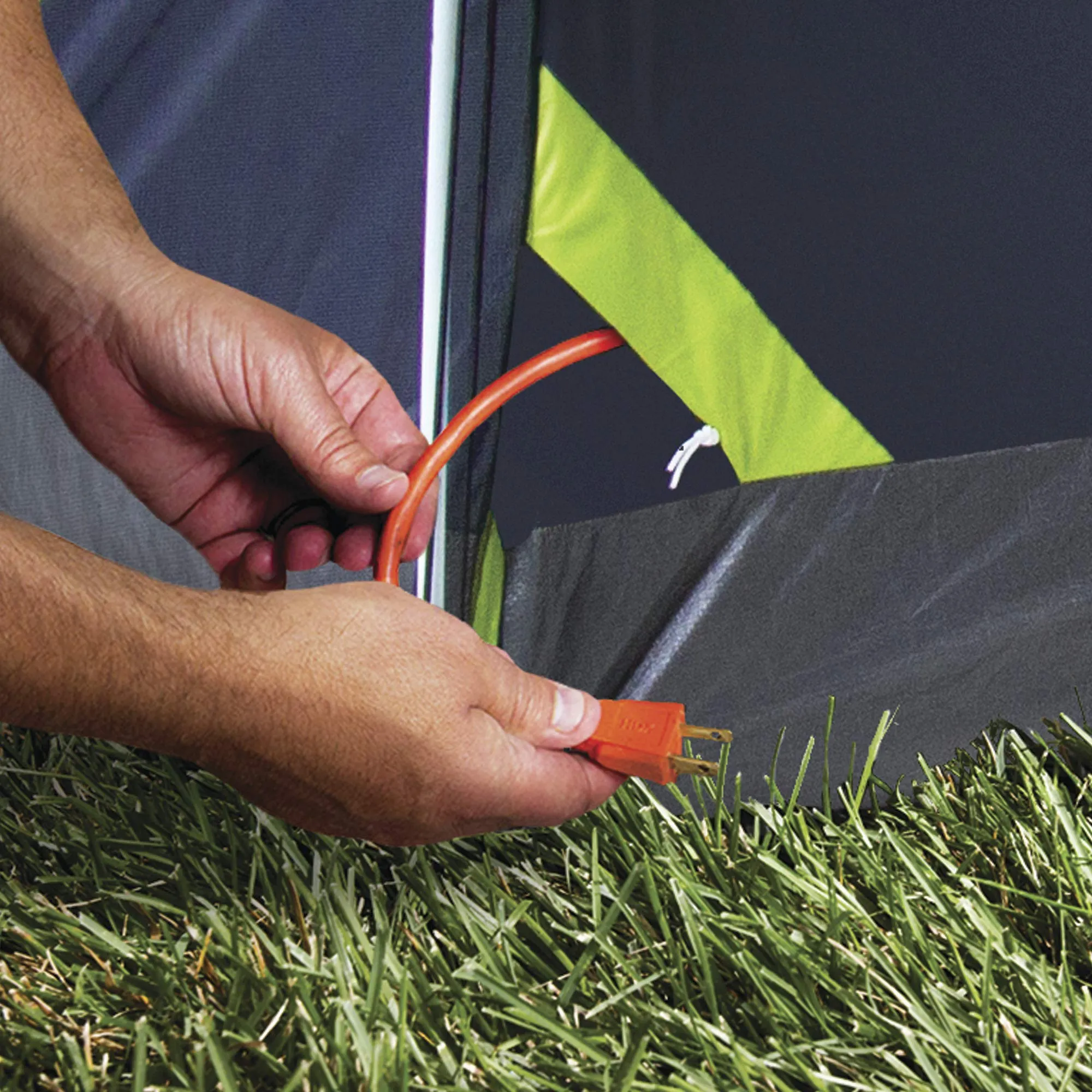 2 Person Tent - Navy & Gray