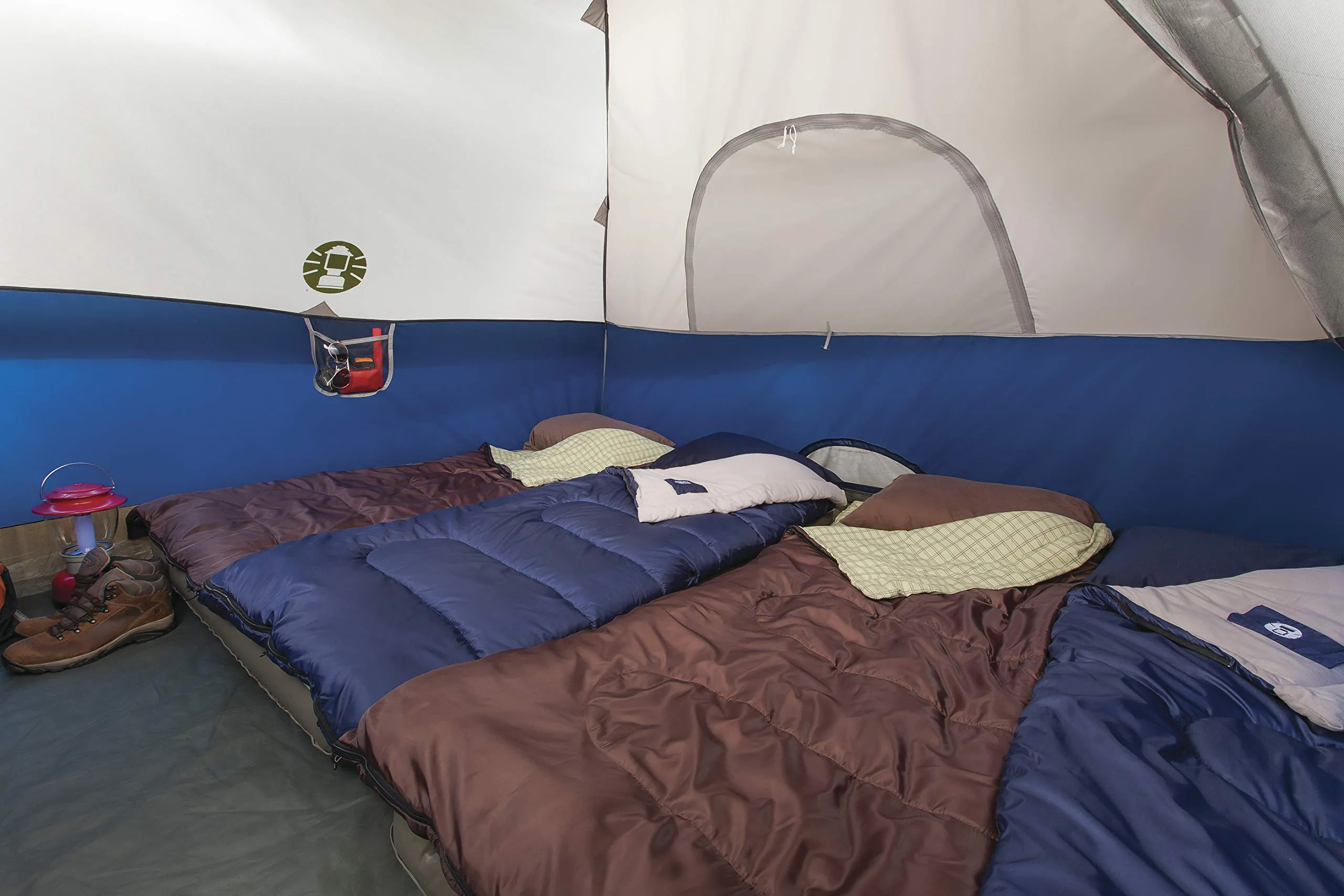 2 Person Tent - Navy & Gray