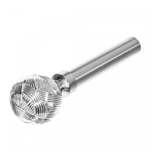 25/28mm Drape Pole Set Orb - Nickel|Ensemble de tringles à rideaux de 25 à 28 mm avec orbes - couleur nickel