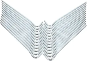 25pcs Galvanized Iron Tent Stakes Heavy Duty Metal Tent Pegs for Outdoor Camping and Use Durable and Easy to Pull Out Design for Windy Nights