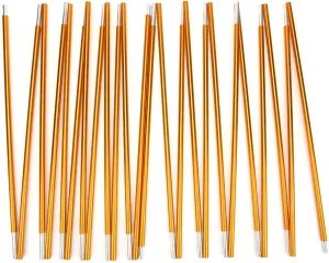 2Pcs Lot Outdoor Camping Hiking Travel for Camping Hiking Backpacking Tent Rod Diameter 12 Sections Aluminum Alloy 8.5mm 4.42m Tent Poles