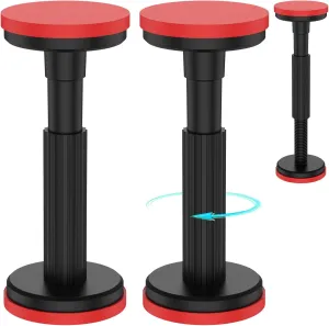 2PCS/ Pack Adjustable Telescoping Support Pole Brackets, Cabinet Jack Support Rod Supports up to 440 lbs Support 7.09-17.72inch Cabinet Lifting Bracket for Installation Cabinet Sofa Bathroom