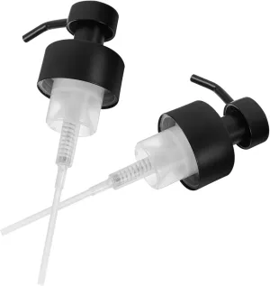 2Pcs Replacement Pump Heads for Shampoo and Lotion Bottles Metal Pump Dispenser for Foaming Soap and Conditioner for Home and Kitchen Use