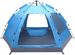 3-4 Person Automatic Family Tent Instant Pop Up Waterproof for Camping Hiking Travel Outdoor Activities