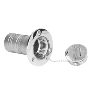 316 Stainless Steel Water Injection Port Boat Refueling Port for Boats, Trucks, and Trailers (Fuel)