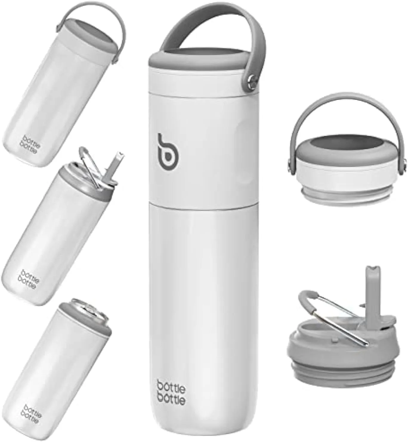 3IN1 Magic water bottle gray