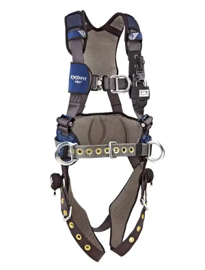 3M 1113178 DBI-SALA ExoFit X300 Comfort Wind Energy Climbing/Positioning Safety Harness, Wind Energy Fall Protection,Aluminum Back and Front D-Ring,Leg Tongue Buckle,Quick-Connect Chest Buckle,X-Large