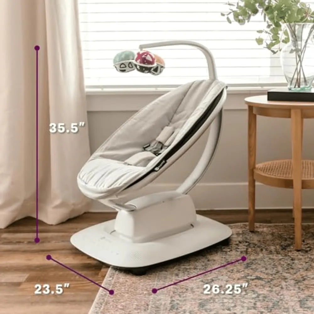 4moms MamaRoo Multi-Motion Baby Swing, Bluetooth Enabled with 5 Unique Motions, Sage