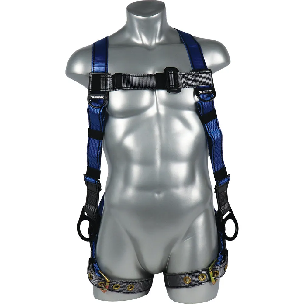 5-Point Adjustable Full-Body Harness - Lightweight Safety Gear with D-Rings for Construction & Maintenance Professionals