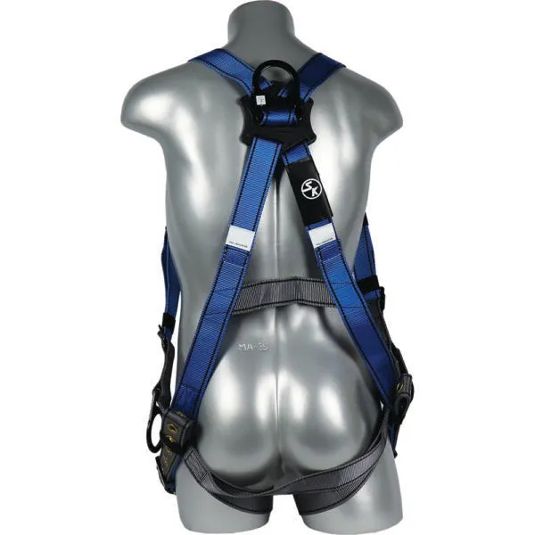 5-Point Adjustable Full-Body Harness - Lightweight Safety Gear with D-Rings for Construction & Maintenance Professionals