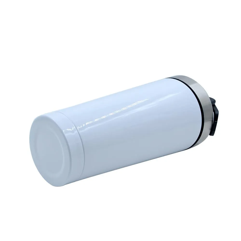500ml Aluminium Shaker Bottle - White