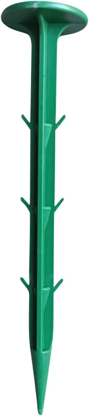 50/100/200/1000 Ct. Biodegradable Stakes, Sod Staples Tent Stake, Heavy Duty Garden Stakes Landscape Stake for Membrane, Netting, Turf, Landscaping and Gardening (200 PCS)