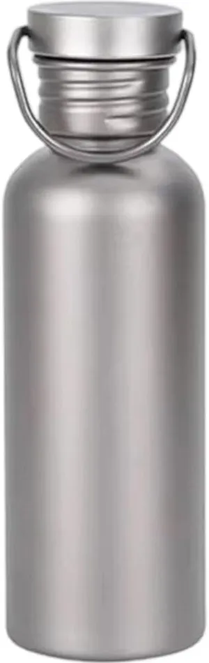600ml Titanium Water Bottle with Lid, Water Bottle with Cup Sleeve Outdoor Camping Sports Bottle Tourism Cycling Hiking Camping Water Bottle