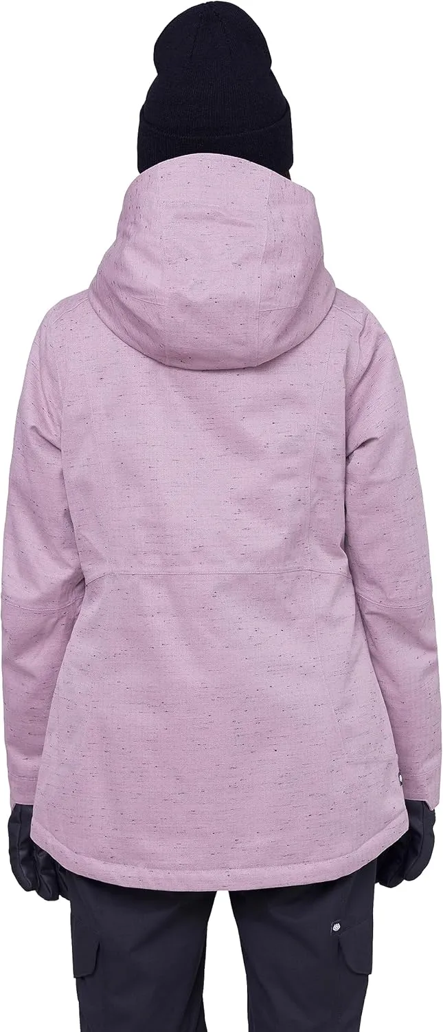 686 Women's Rumor Insulated Jacket - 2-Layer Fabric Design with Sherpa Lining & Inner Collar - Water & Weather Resistant