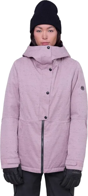 686 Women's Rumor Insulated Jacket - 2-Layer Fabric Design with Sherpa Lining & Inner Collar - Water & Weather Resistant