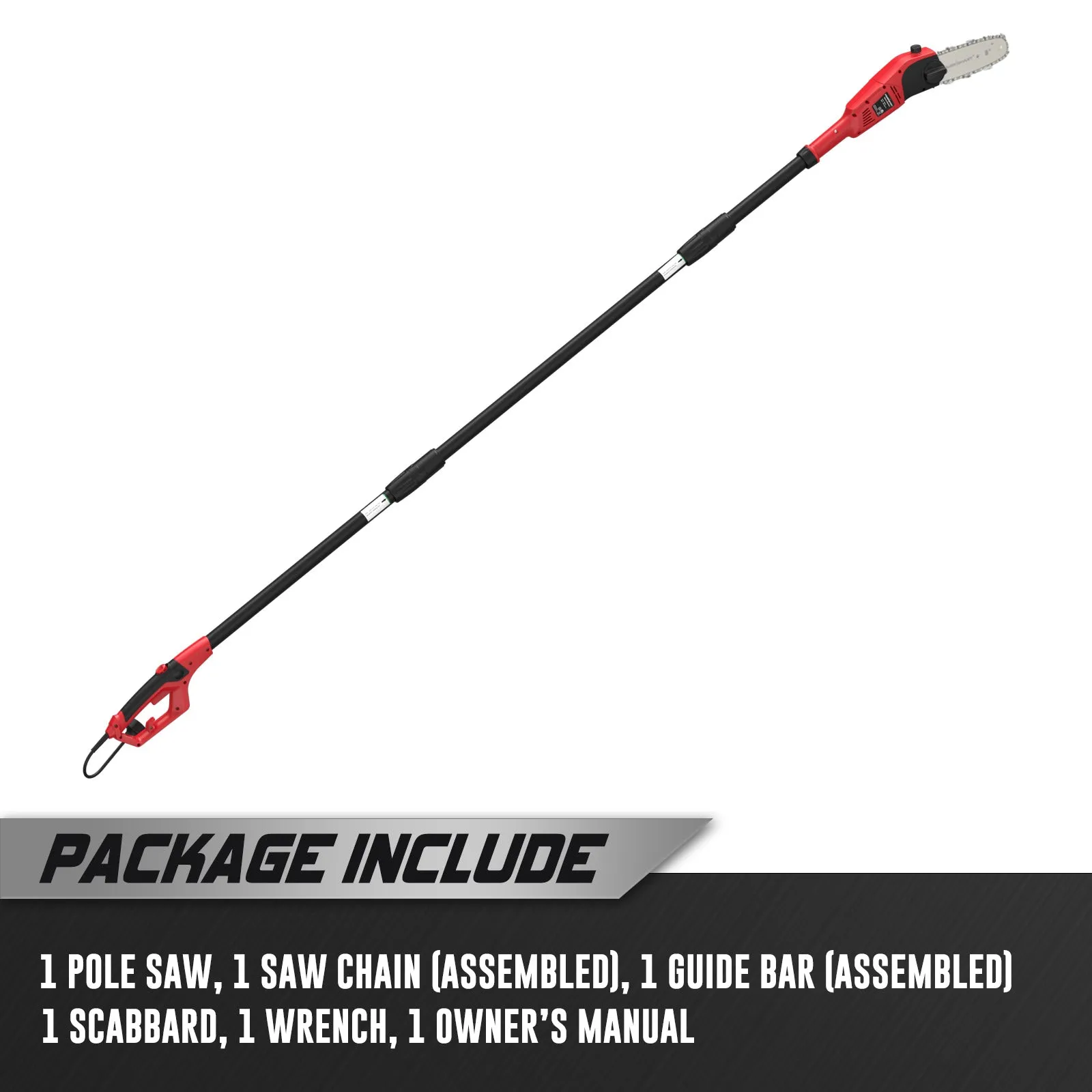 6Amp 8" Telescoping Electric Pole Saw PS6108