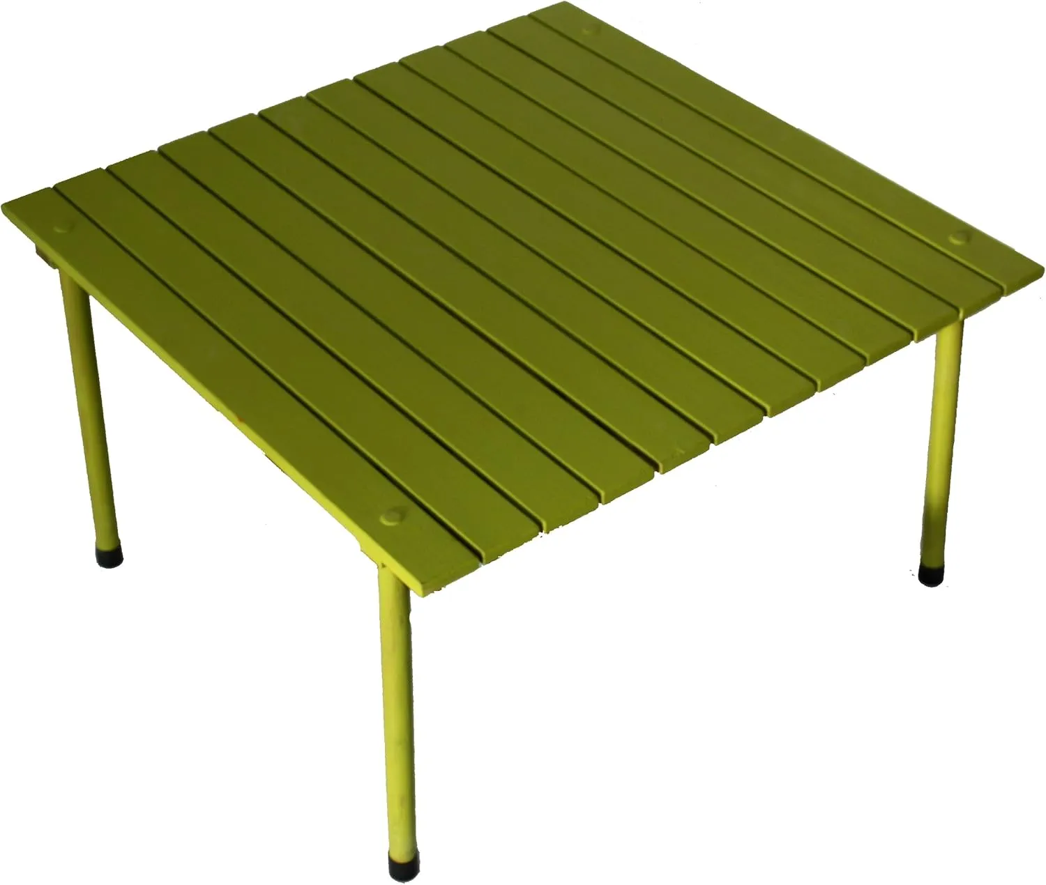 A2716G Low Aluminum Portable Table with Carrying Bag, Green
