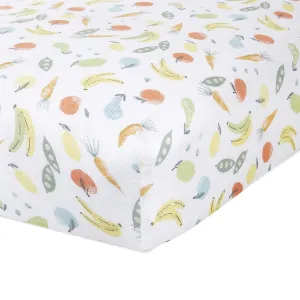 aden   anais Essentials Classic Crib Sheet, 100% Cotton Muslin, Super Soft, Breathable, Tailored Snug Fit, Farm to Table