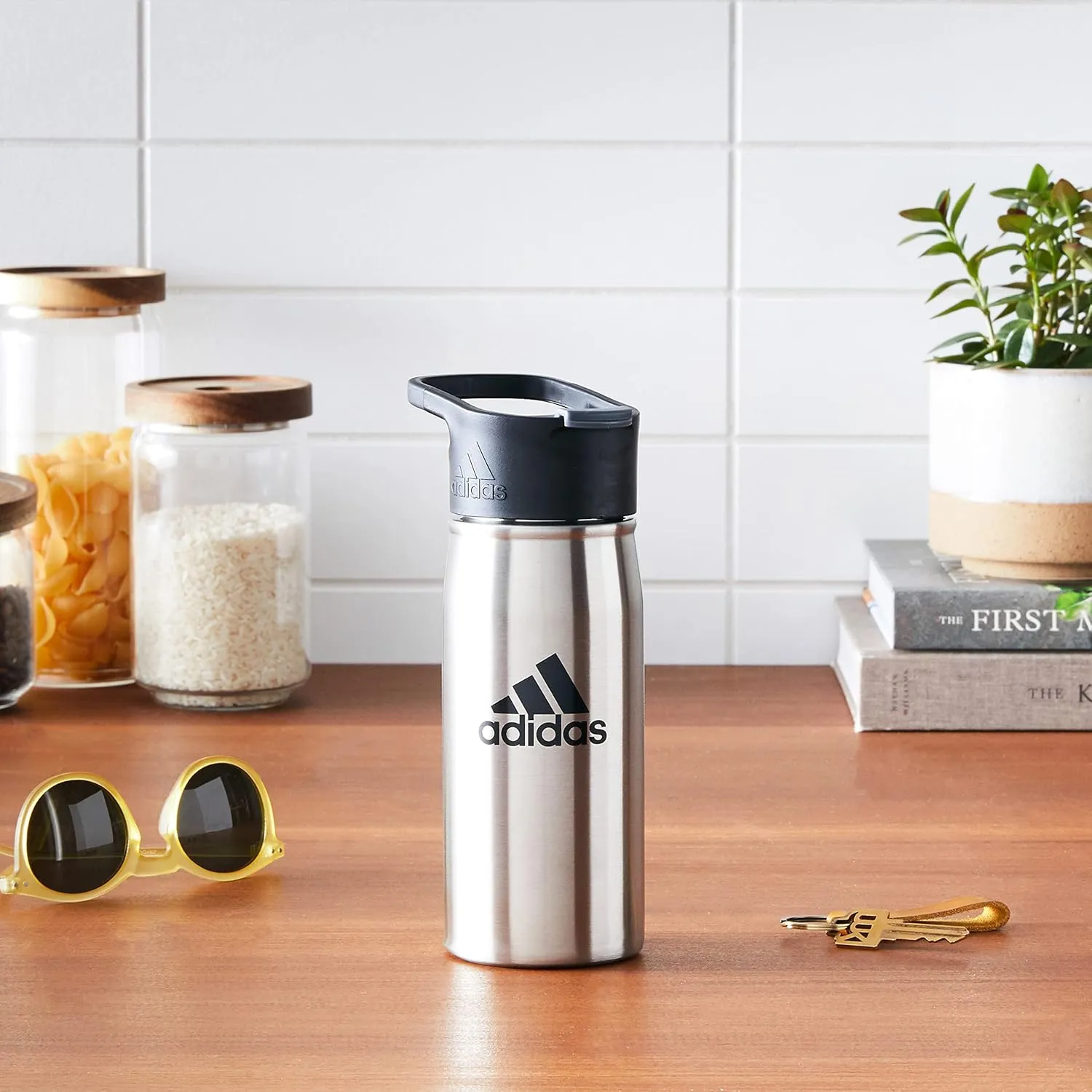 adidas Unisex 450 ML (16 oz) Metal Water Bottle Tumbler