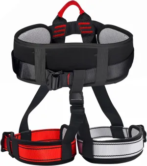 Adult Bungee Fitness Harness Adjustable Safety Belt/Back Support Size Guide Heavy-Duty Workout Equipment-No Cord