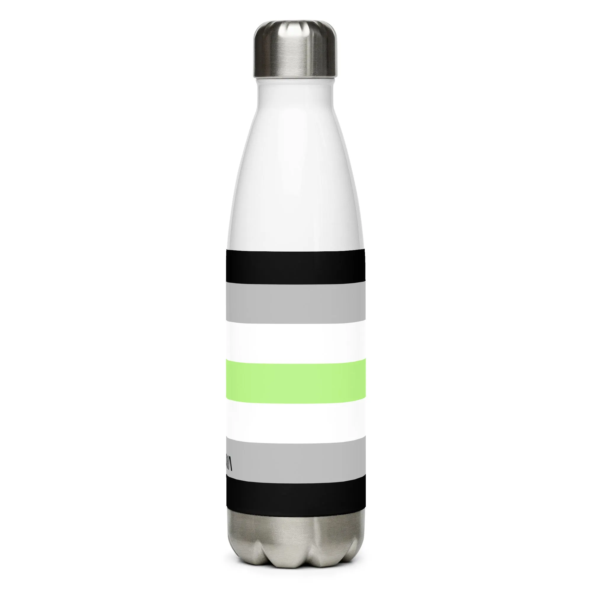 Agender Flag LGBTQ Stainless Steel Water 17oz Bottle