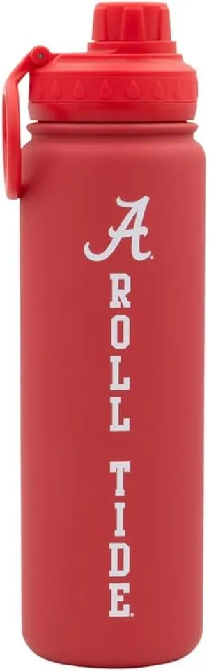 Alabama Water Bottle - Red Double Walled Stainless Steel 24 oz Keeps Drinks Cold or Hot