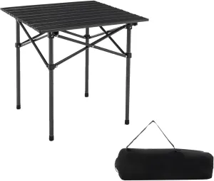 ALISH Folding Camping Table - Lightweight Portable Outdoor Picnic Table with Carry Bag for Camping, Beach, BBQ, Hiking & Travel