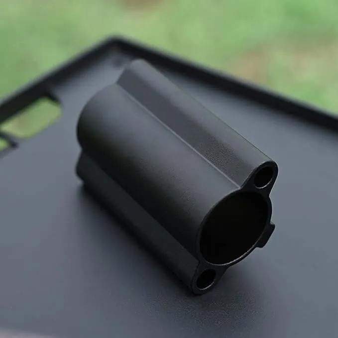 Alomejor Camping Tent Rod Holder Portable Awning Rod Holder Canopy Tent Bracket Fixed Tube Accessories