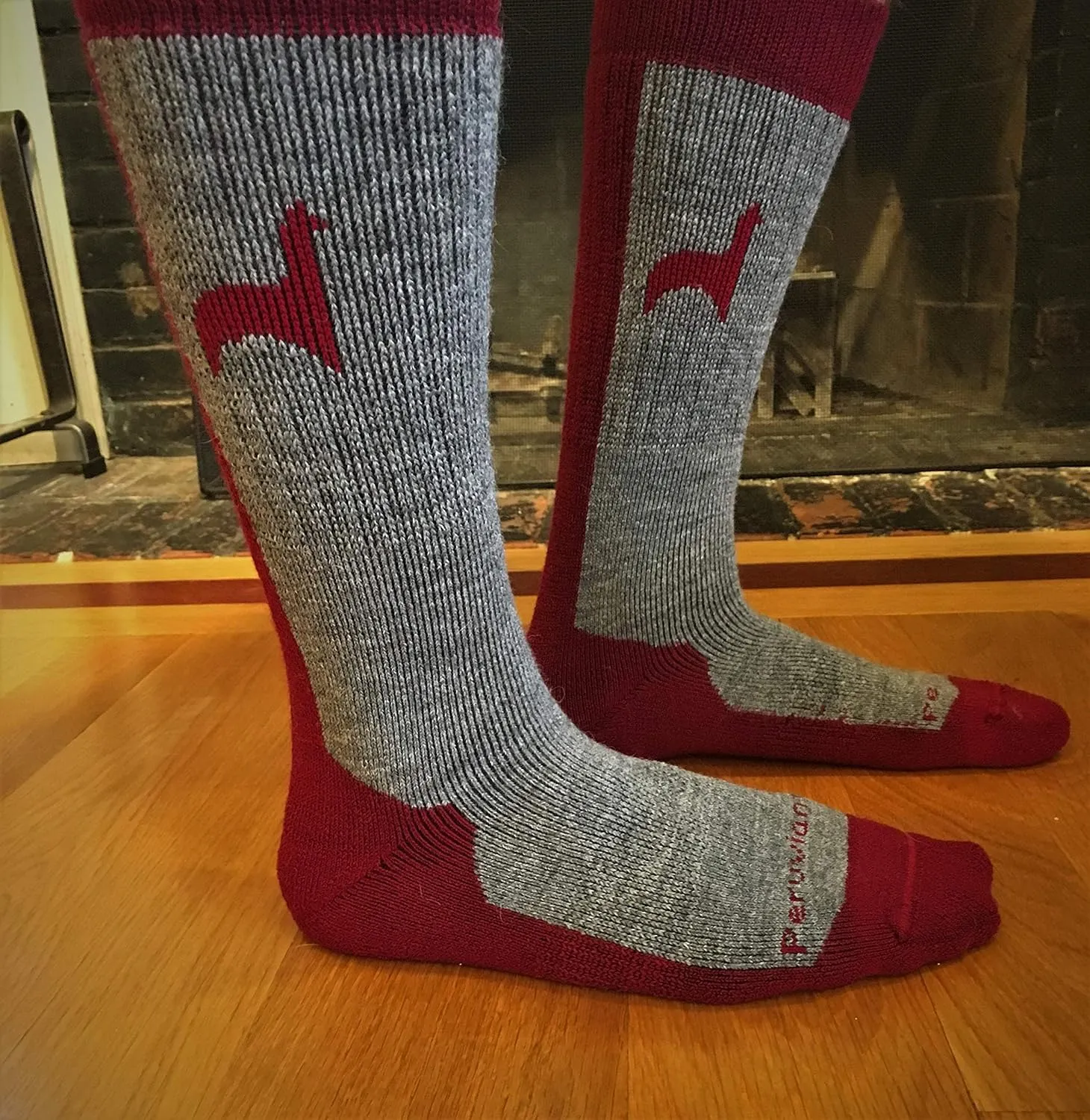 Alpaca Socks Treated with Aloe Vera for Men and Women - Medium Weight Boot Socks 1 Pair