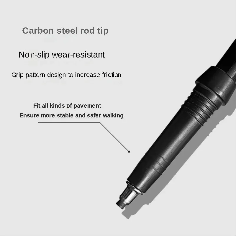 Alpenstocks Aluminum Outdoor Hiking Anti Shock Trekking Pole (1 Pole)