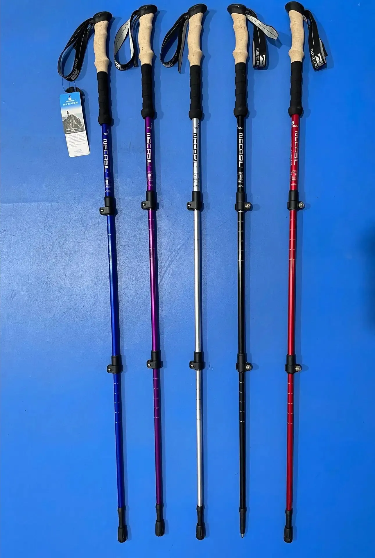 Alpenstocks Aluminum Outdoor Hiking Anti Shock Trekking Pole (1 Pole)