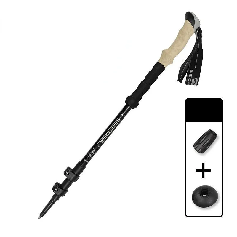 Alpenstocks Aluminum Outdoor Hiking Anti Shock Trekking Pole (1 Pole)
